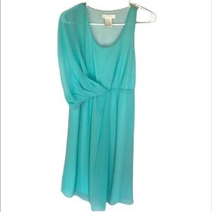 2/$30 MM Couture - Seafoam Green One Shoulder Dressy Mini Dress Size Medium